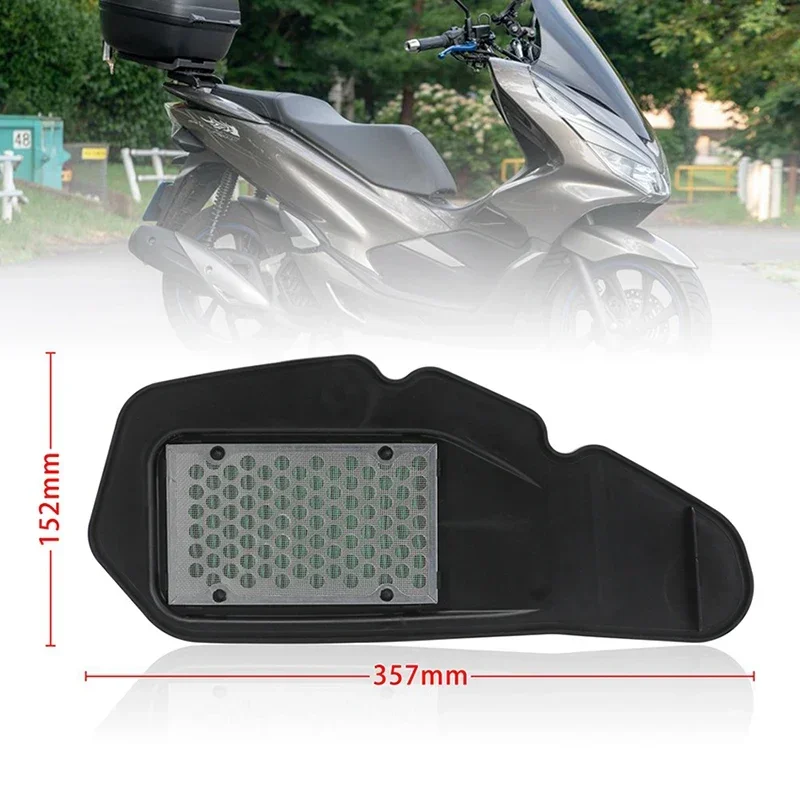 Green Motorcycle Air Intake Filter Air Element Cleaner For PCX150 PCX125 PCX 125 150 X3 2013 2014 2015 Motorcycle Accessories