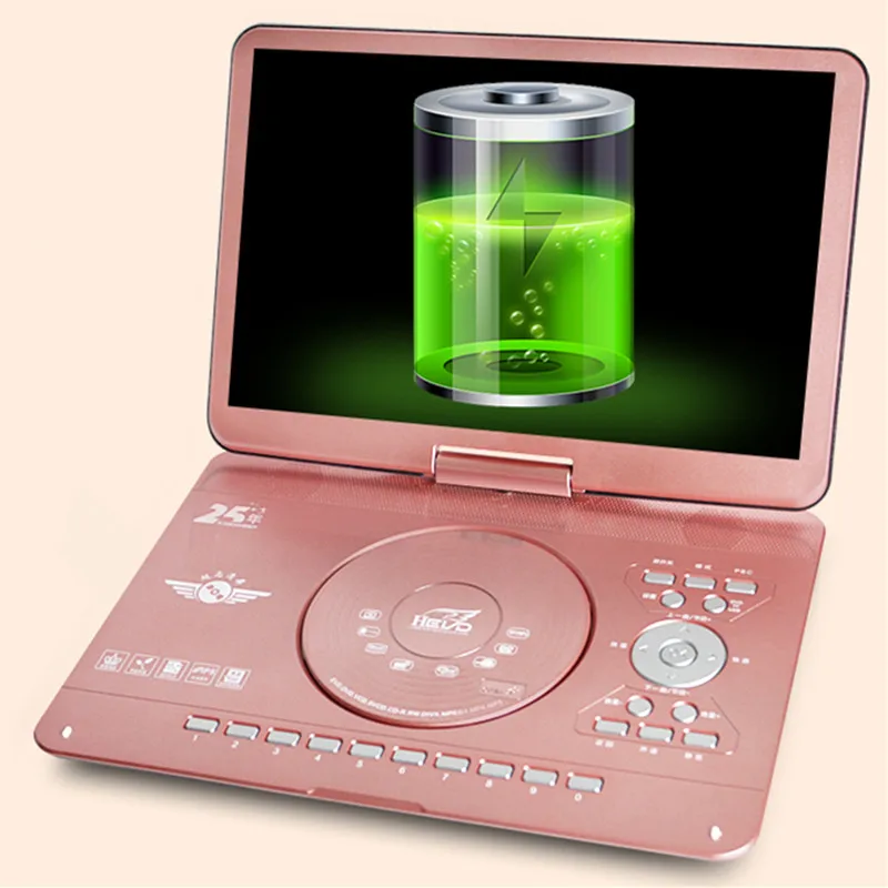 Mobile disc Player 20 inch ultra-thin high-definition display Built-in Battery portable Game EVD, MPEG4, VCD, CD, DVD-RW,CD-R/RW