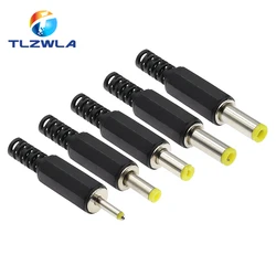 10PCS DC Power Adapter plug 5.5*2.1mm DC Plug Connector Welding Line Male Plug 5.5x2.5 4.8 1.7 1.35 0.7MM