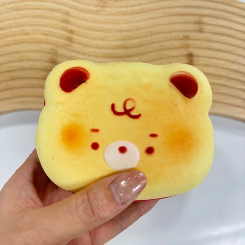 Slow Rebound Cute Burger Stress Relief Toy Squishy Squeeze Toy Popular Model Ornament Window Display Xiaohongshu Same Style