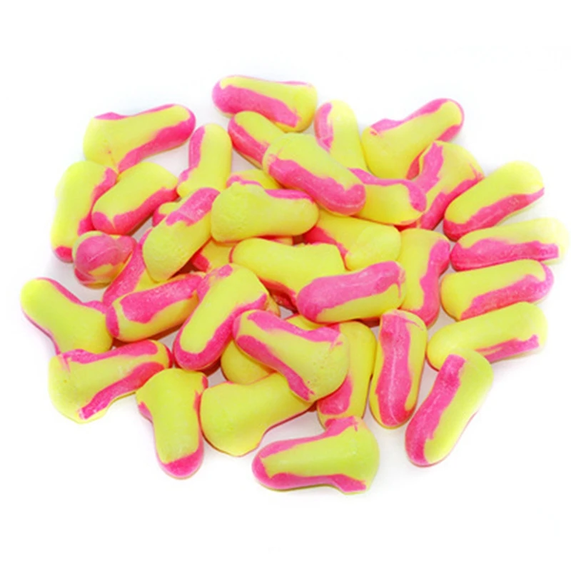 

100 Pairs Of Soundproof Earplugs Anti-Noise Sponge Protective Earplugs Work Study Sleep Earplugs