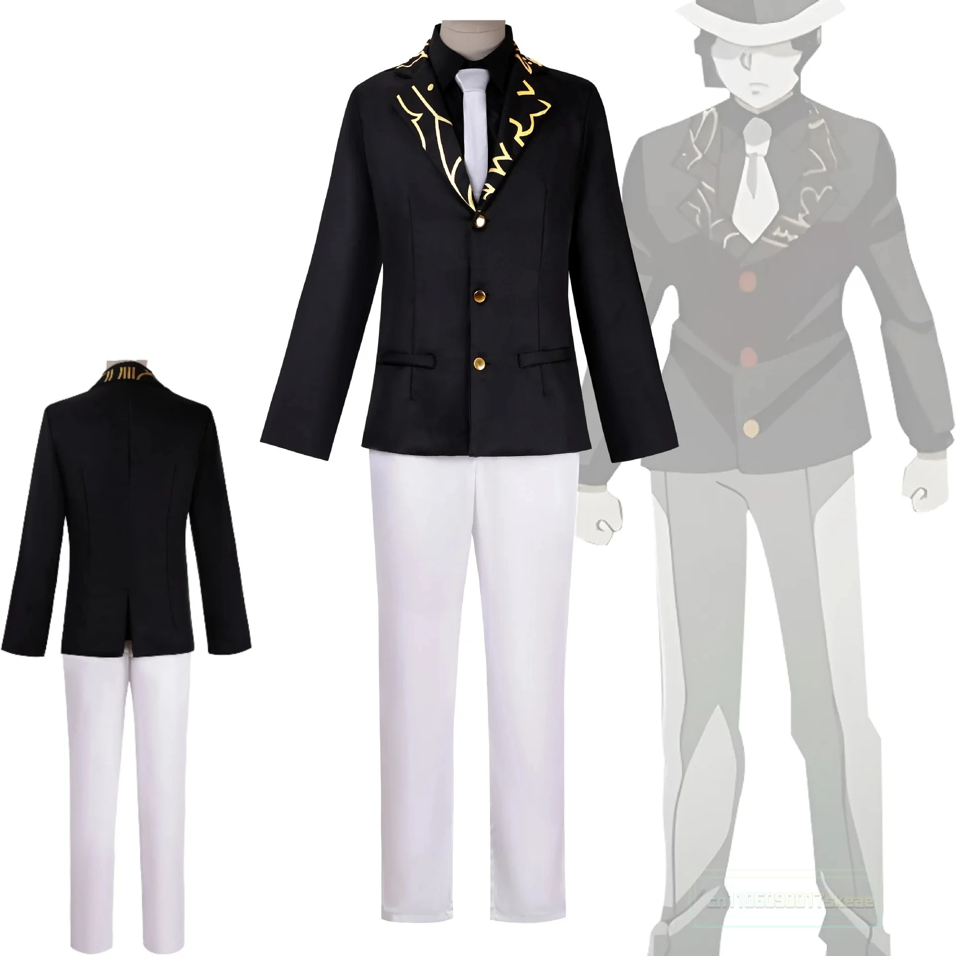 

Anime Kibutsuji Muzan Cosplay Anime Costume Uniform Hat Wig Outfit Halloween Party Costume for Women Men