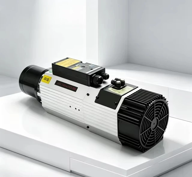 9KW Air-cooled ATC Spindle with ISO30 Interface, High Speed High Power Spindle for CNC Wood Engraving Machine