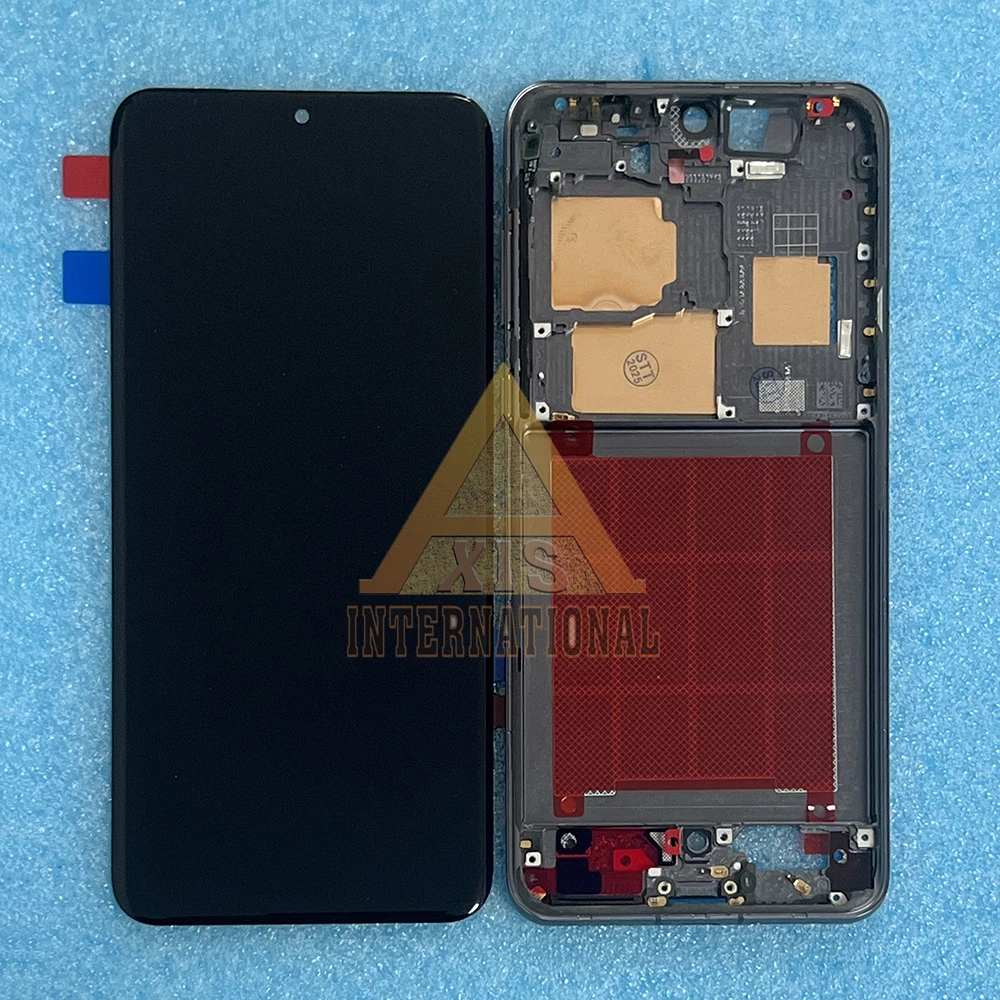 6.67 "화웨이 P60 아트 MNA-ALOO LCD 디스플레이 스크린 터치 화웨이 P60 Pro MNA-LX9 스크린 P60 LNA-LX9 프레임 용 기존 O…