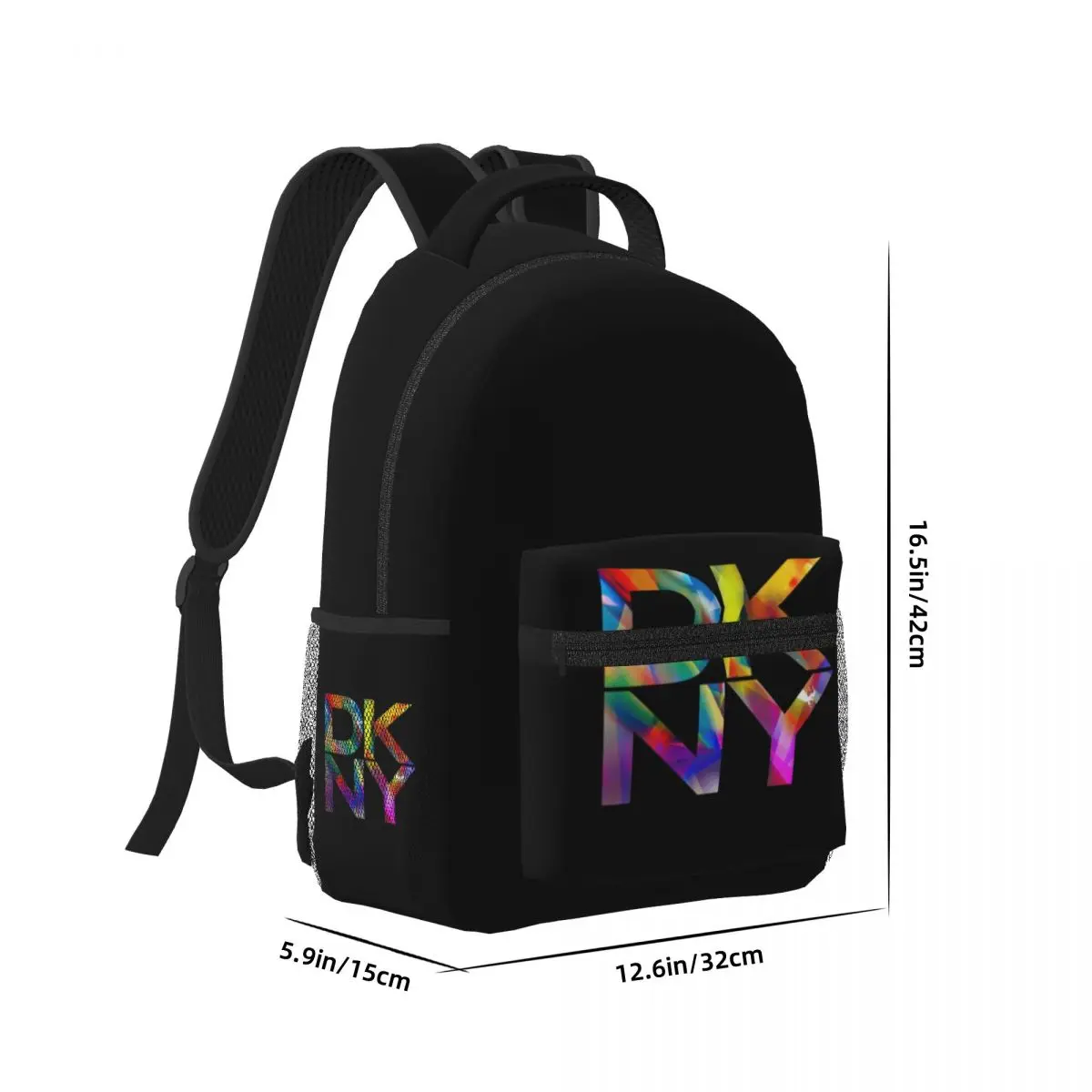 D-DKNYS NewYork Skyline For Girls Boys Large Capacity Student Backpack Lightweight waterproof Backpack 17in