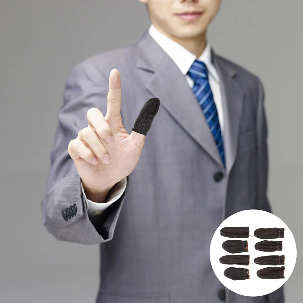 4 مجموعة كشتبان حامي الاصبع 4 مجموعات Diy بها بنفسك الخياطة كم ل اليد اللحف إبرة التلبيد عبر غرزة الحياكة الإصبع #4