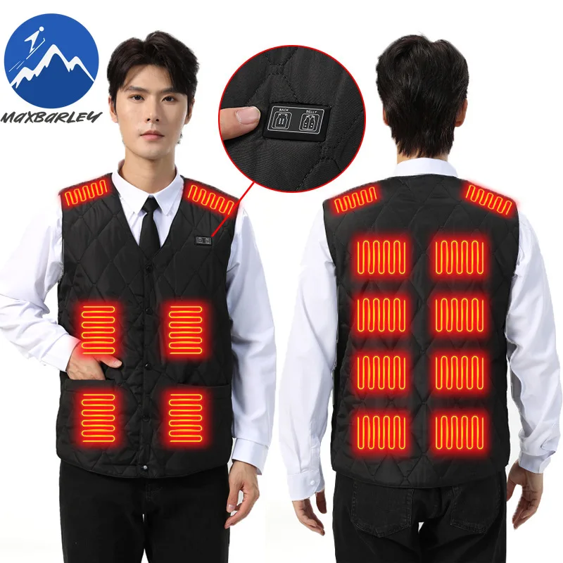

16-зонный жилет с подогревом, синяя мужская куртка с подогревом, зимняя женская куртка с USB-подогревом, терможилет, теплая спортивная рабочая куртка на открытом воздухе