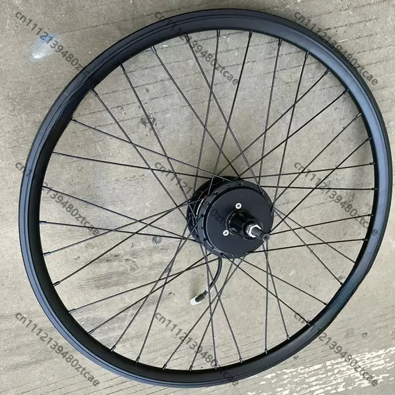 Brush Geared Freewheel Rear Hub Motor Wheel Set Cassette Disc Brake Assembly For Mountain Electric Assist Bicycle Modification