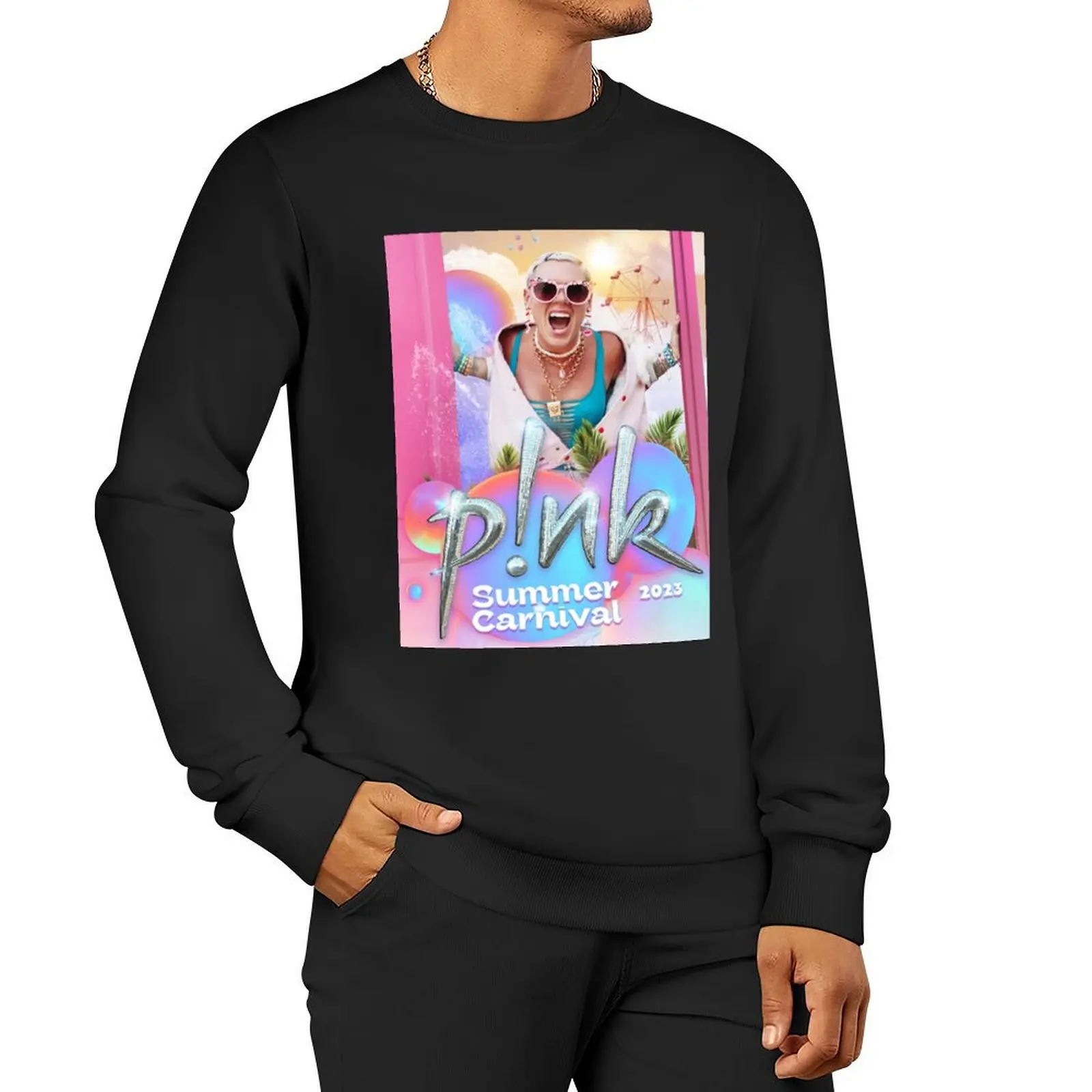 

2023 pink summer tour carnivale Sweatshirt men wear tracksuit fashion men sweatshirt male