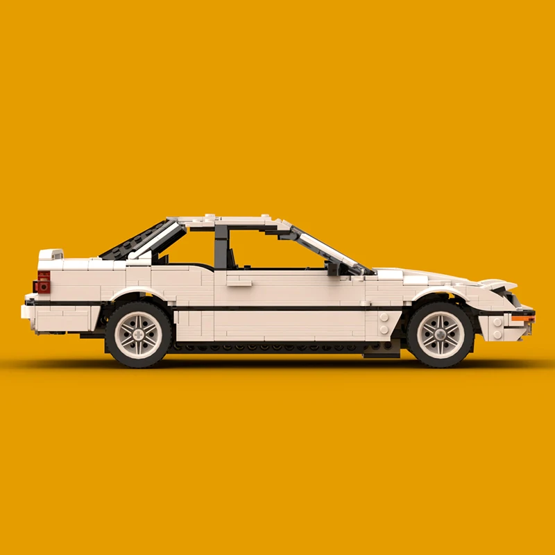 1018 قطعة MOC-239501 Prelude Si 1988 سيارة ريترو التقنية مركبة مدينة سرعة أبطال نموذج اللبنات الطوب لعبة الكبار هدية