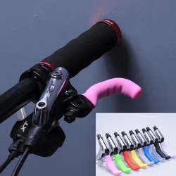 2pcs/set Colorful Silicone Anti-slip Mountain Bike Brake Grips MTB Bike Brake Handle Protective Cover Bicycle Grips Bike Parts