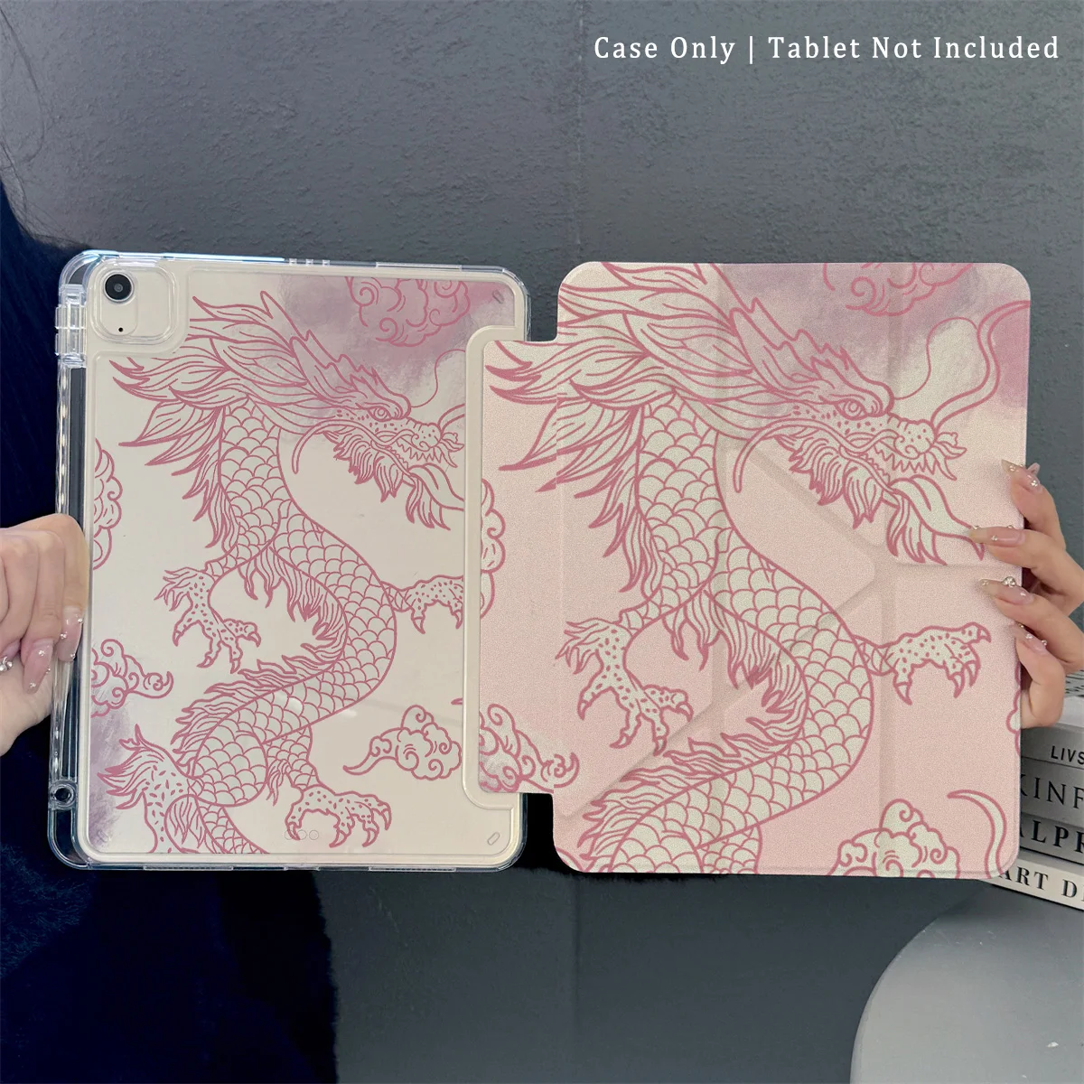 Capa para iPad, Capa Inteligente Compatível com iPad Air 6, Air 5, 4 e Compatível com iPad 10 - Compatível com iPad Pro 2024