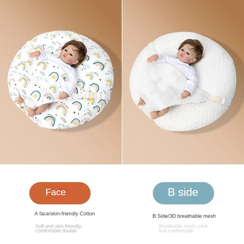 Baby Anti Spitting Slope Pad Anti OverflowChoking Slope Newborn Lying Down Feeding Artifact CushionNursingComfort Feeding Pillow