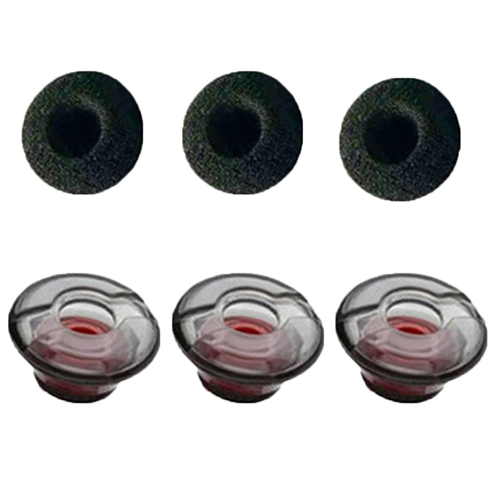 Bouchons d'oreille en mousse de silicone pour Communautés tronics Pro, Pro HD, bouchons d'oreille de remplacement, embouts d'écouteurs, mousse noire, accessoires banane, V5200