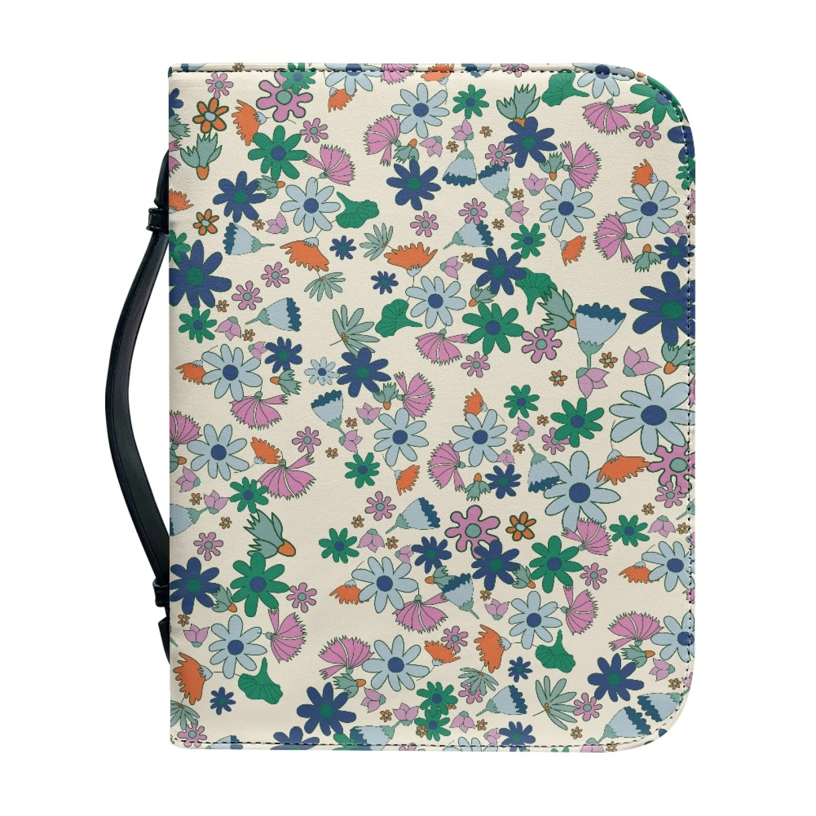 XIXIRIMIDO Cute Floral Pattern Portable Bible Cover for Unisex Zipper Church Bible Bag 2026 Trending