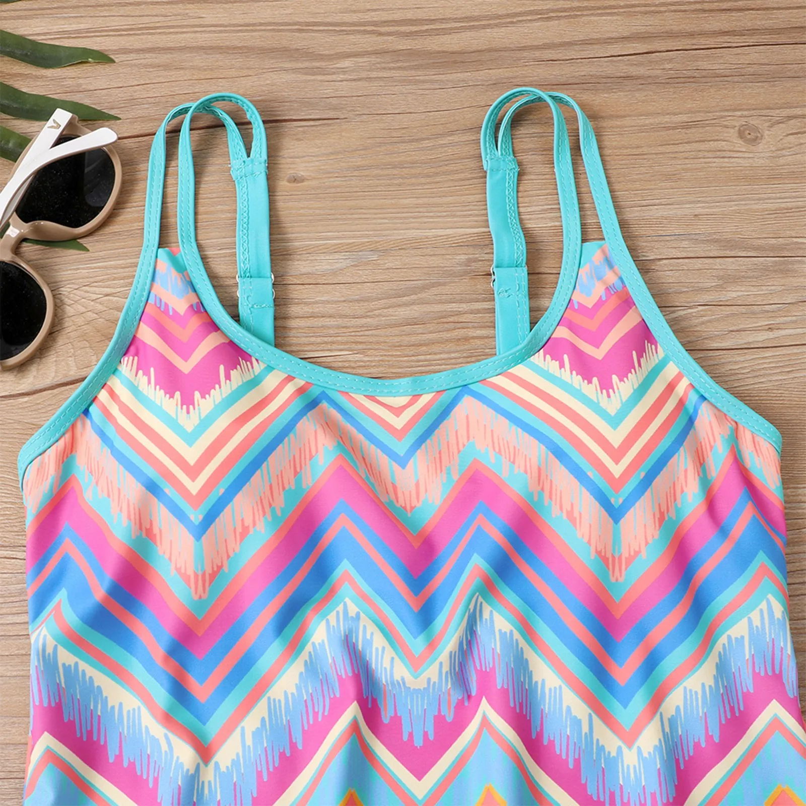 

Women'S Sexy Slim Printed Camisole Split Bikini Plus Size Swimsuit Two-Piece Women'S Slim Printed Camisole Split Bikini Plus