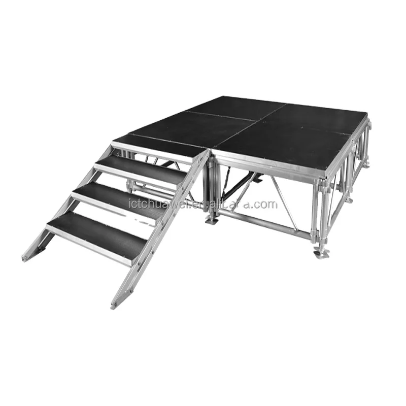 Cheap  portable aluminium truss mobile stage platform for sale