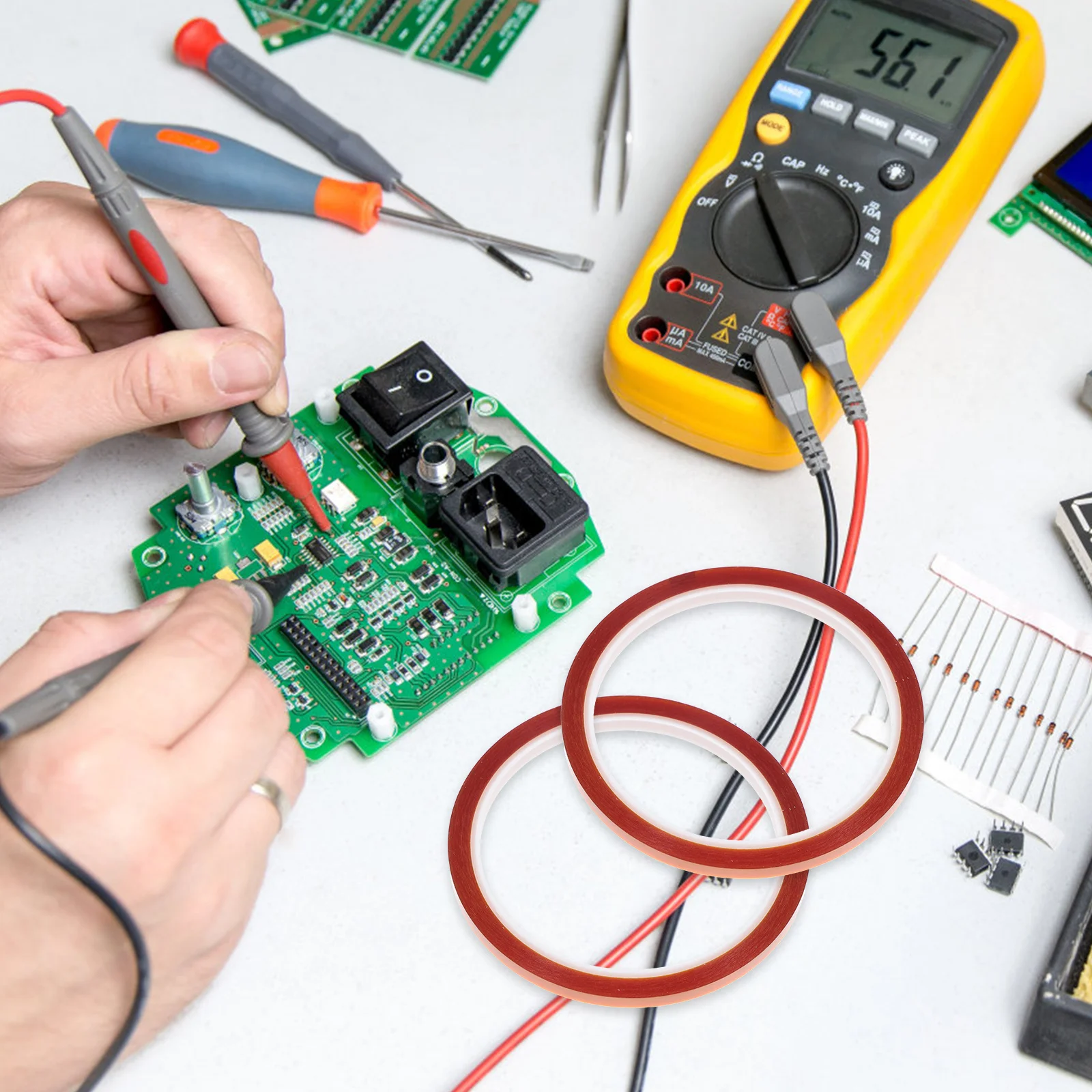 

Professional Sublimation Tape Heat Transfer Adhesive Tape High Temp Resistance Solvent Resistant Easy to Stick and Peel Off