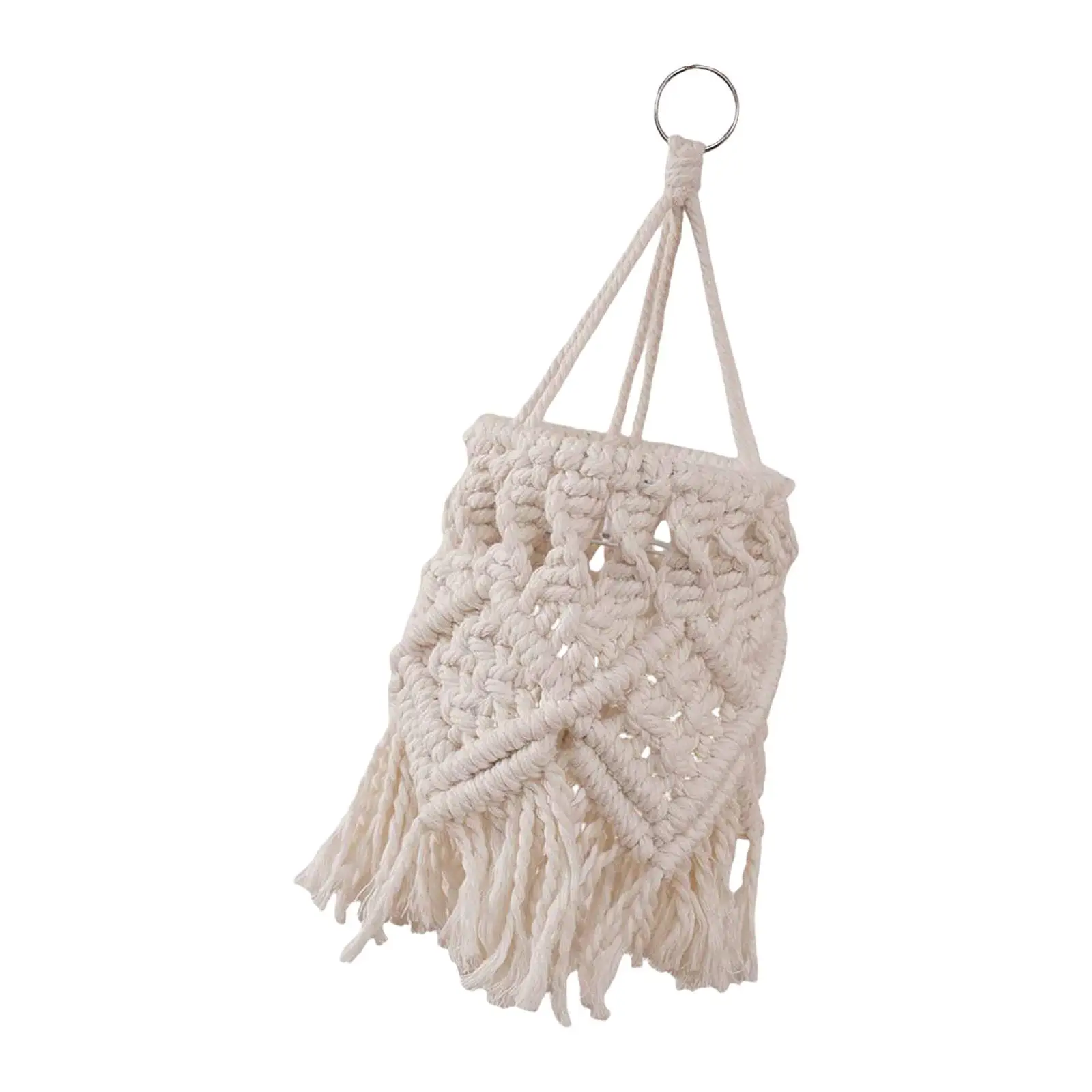 

Хлопковый абажур-макраме для лампы, винтажный подвесной светильник в стиле бохо, круглый потолочный абажур для спальни и столовой