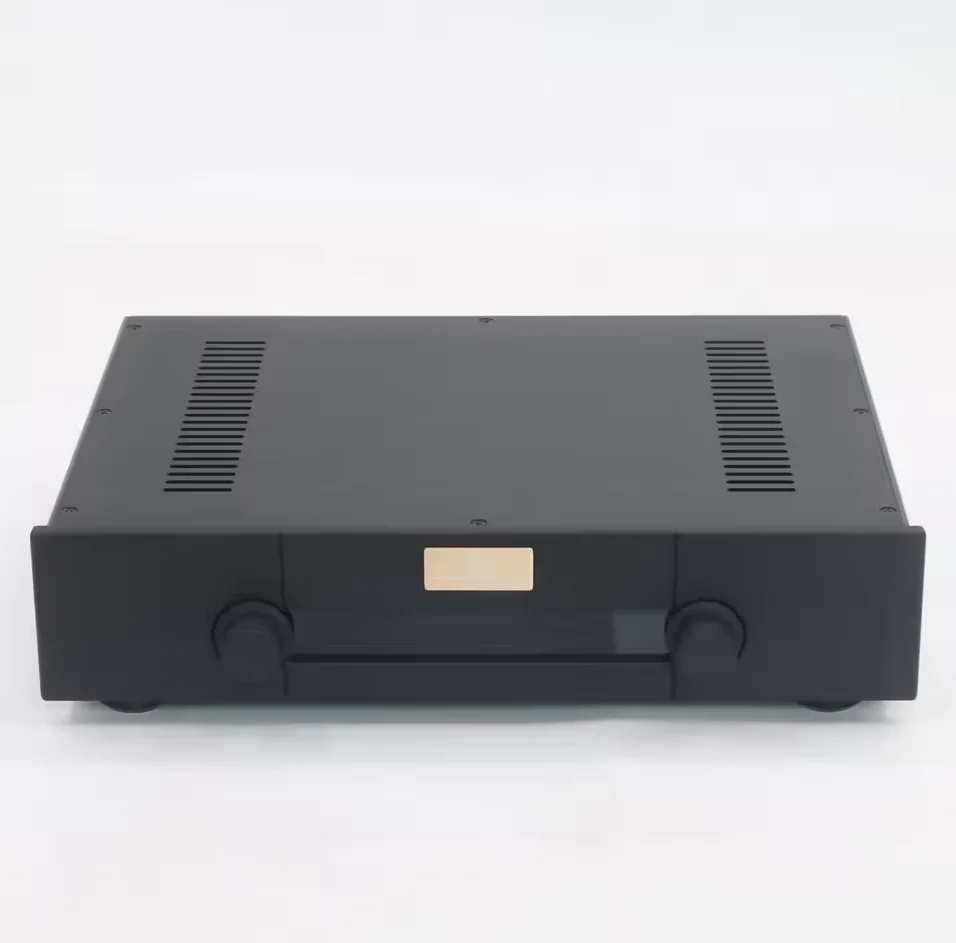 Chassi de pré-amplificador de alumínio completo HiFi 430x90x308MM Caixa de pré-amplificador de volume