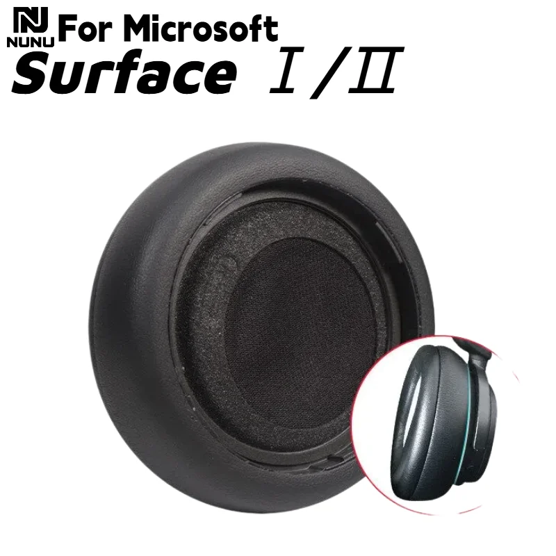 

NUNU Replacement Protein skin Ear Pads With buckle For Microsoft Surface I/II Headphones Repair Parts Easy to install