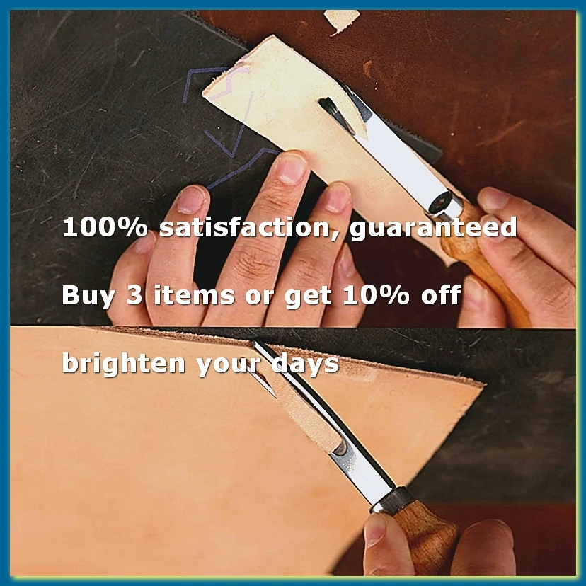 ●3 Size Leather Edge Beveler Tool 4mm 6mm 8mmEdge Skiving Beveler DIY Beveler Trimming Leather Edge-ABFB