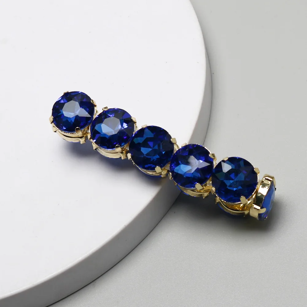 French Luxury Exquisite Design Light Full Diamond Elastic Bracelet Creative Gemstone Geometric Alloy inlaid Diamond Bracelet