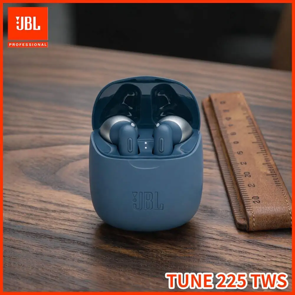 JBL Tune225TWS Bluetooth5.0 True Wireless Earbuds Dual‑Mic Noise‑Optimized Call Touch‑Sensitive Control Travel Daily Earphones