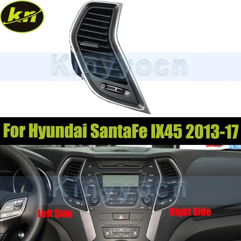 

Центральный воздуховод кондиционера для Hyundai SantaFe IX45 2013-2017, решетка воздуховода центральной консоли передней панели