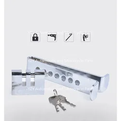 Car Clutch Lock Universal Auto Brake Pedal Lock Throttle Accelerator Security Steel Stainless Anti-Theft Tool Pedal Lock
