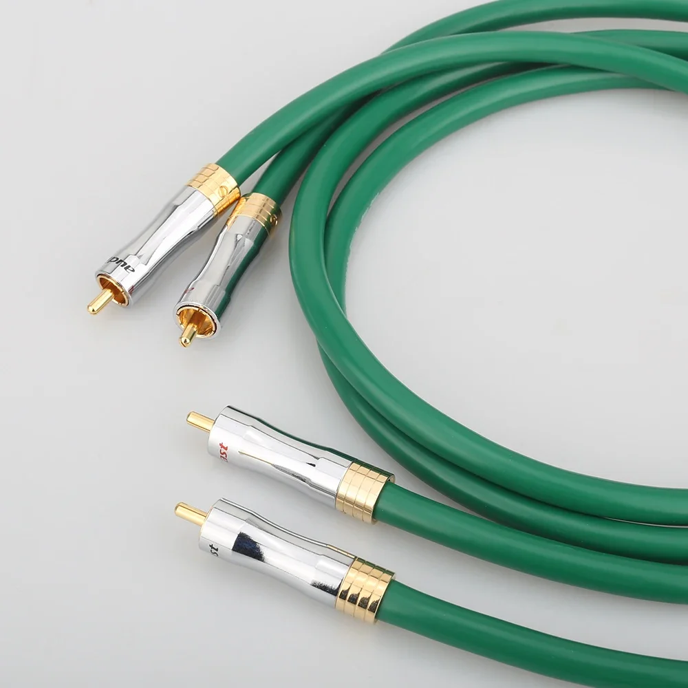 Audiophile HiFi RCA Interconnect Cable 99.998% Pure Copper for MCINTOSH 2328 High-End Sound Quality RCA to RCA Audio Cable