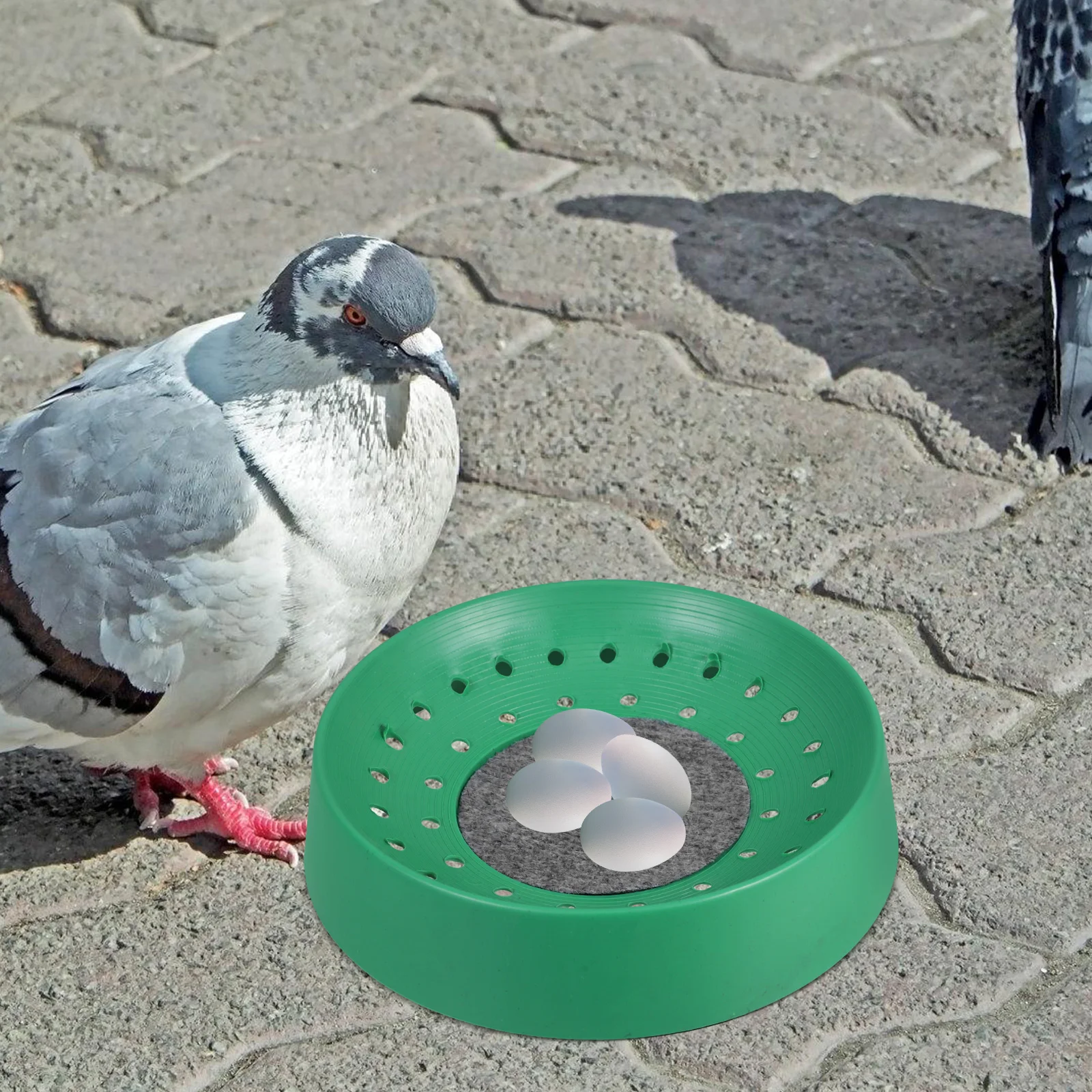 

6Pcs Pigeon Breeding Bowls Plastic Nesting Bowls Reusable Safe Smooth Bird Nesting Bed Hatching Nest for Pigeons Bird Supplies