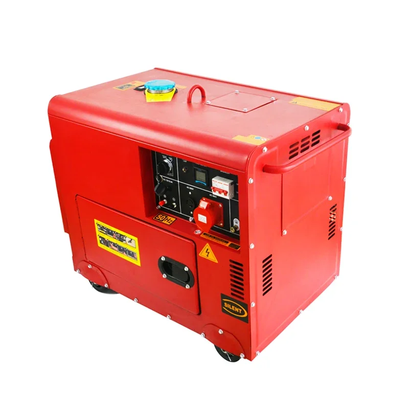 YUNYI 5KW 6KW 8KW 10KW 12KVA Single Cylinder Dynamo Generators for Sale Silent Diesel Generator 7KW