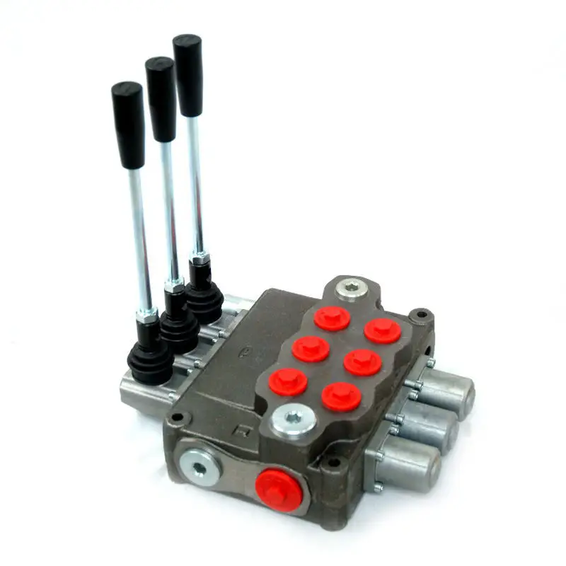Electro Solenoid Hydraulic Control Manual Valve With Remote Proportional Hydraulic Control Valve With Joystick
