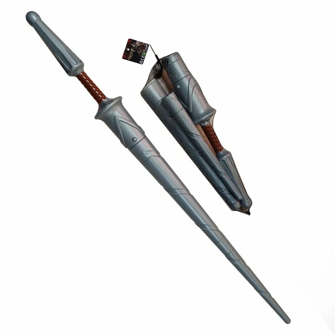 L130cm Medieval European Roman Knight's Lance Western Craft Decorative Item Party Halloween Costume Prop
