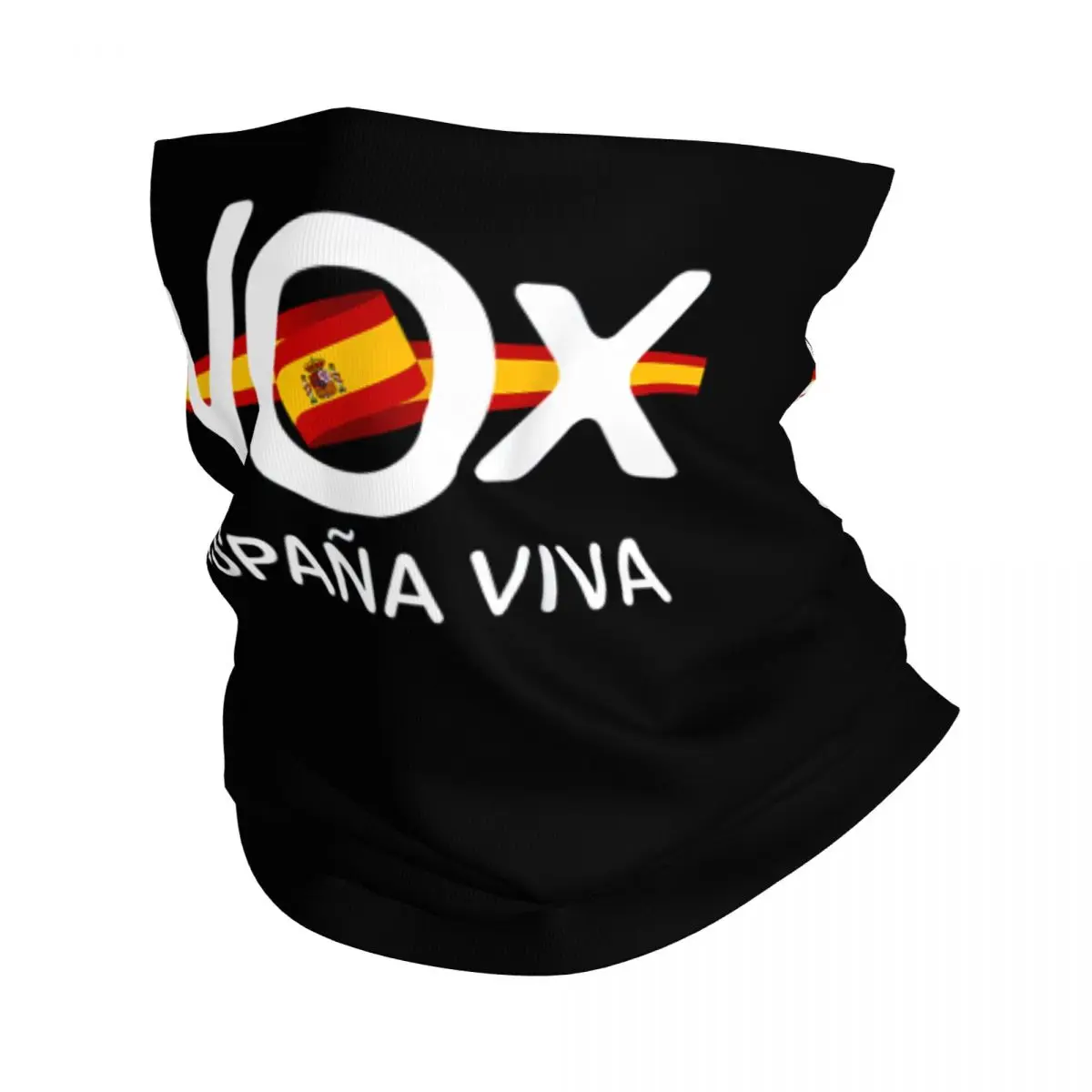 Espana Viva Vox Winter Headband Neck Warmer Women Men Ski Camping Tube Scarf Spain Party Face Bandana Gaiter