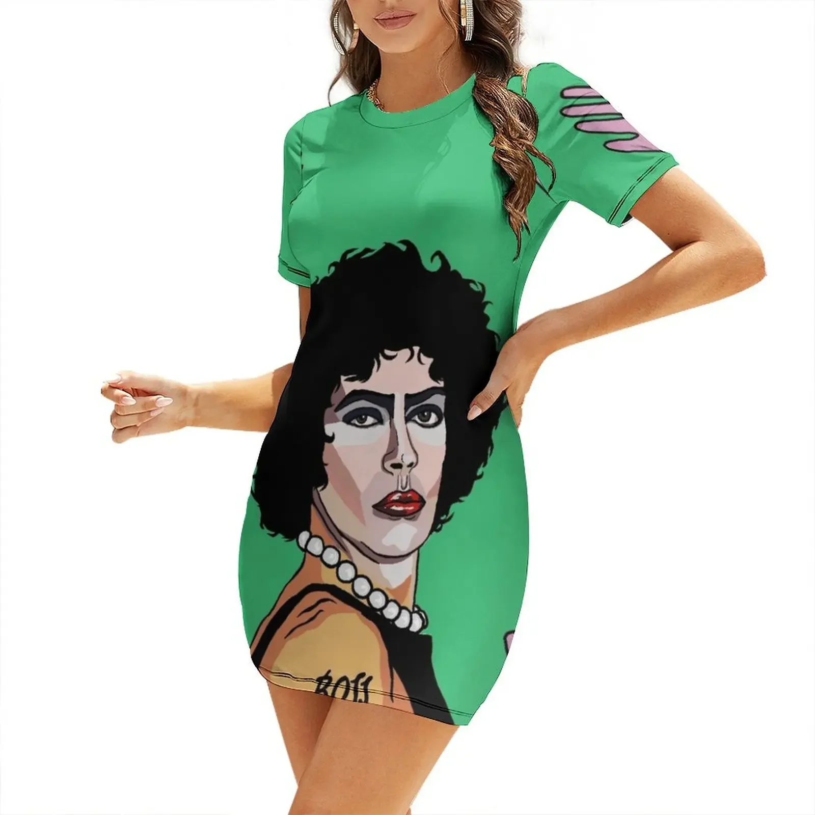 

Frank N Furter loves gloves Short-Sleeved Dress evening dress women dresses ladies 2025 summer elegant dress Long