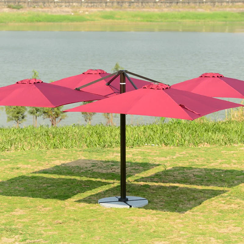 Large outdoor sunshade umbrella leisure commercial villa courtyard coffee shop