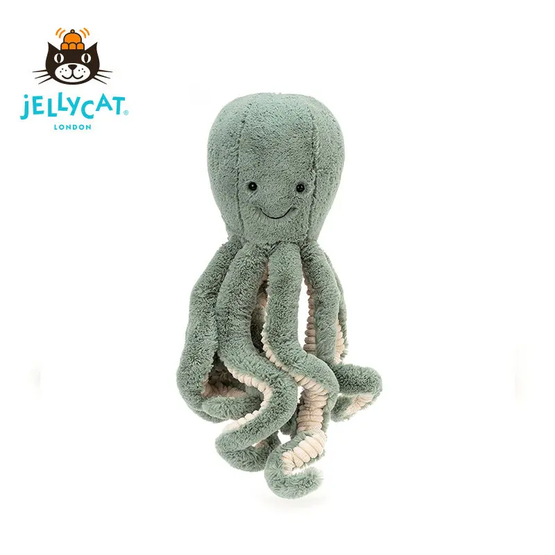 

Оригинальная плюшевая игрушка Jellycat Odyssey Octopus из Великобритании, успокаивающая мягкая кукла, подарок на рождение ребенка, для младенцев, детей и взрослых