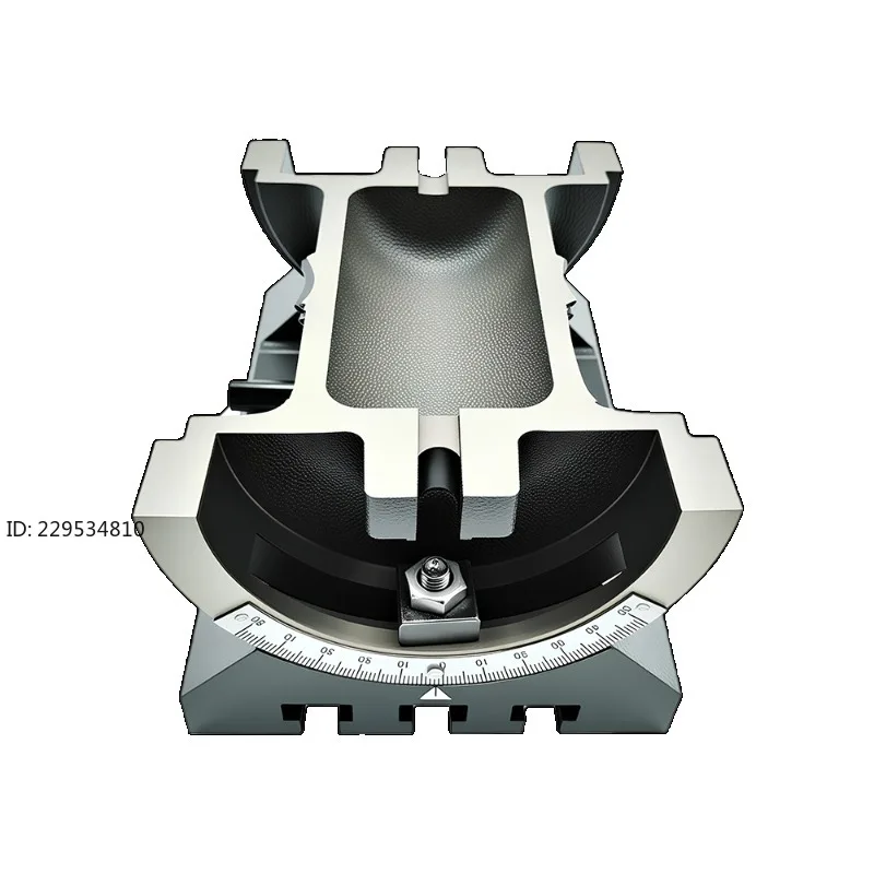7/10 inch milling machine Drilling machine Adjustable Angle Tilting Angle Rotary table Tilting table