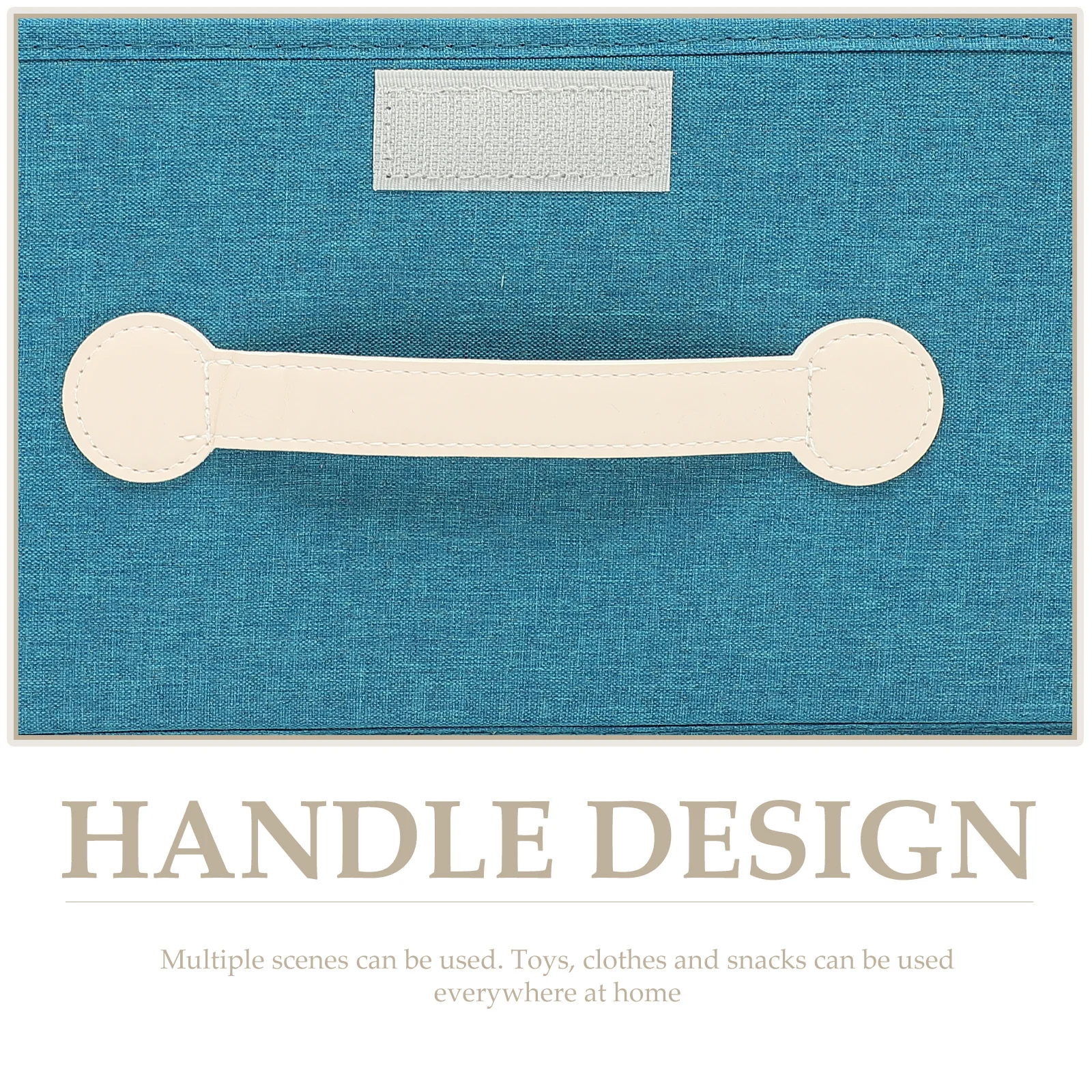 

Fabric Storage Box Large Cloth Basket with Lid Portable Organizer for Home Storage and Daily Use Fabric Holder