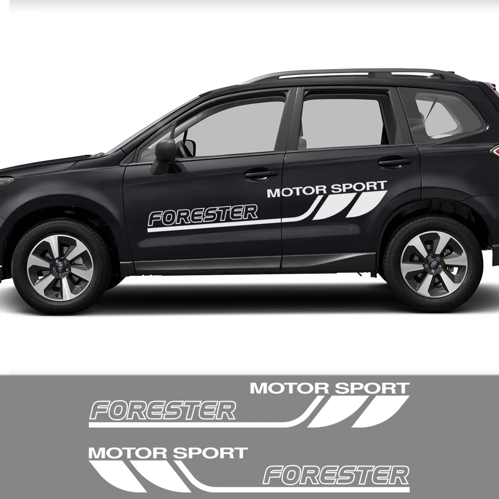 Car Door Side Stickers For Forester Sj Sg Xt 203 Graphics Motor Sport Decor Vinyl Film Decals Auto Tuning Accessories