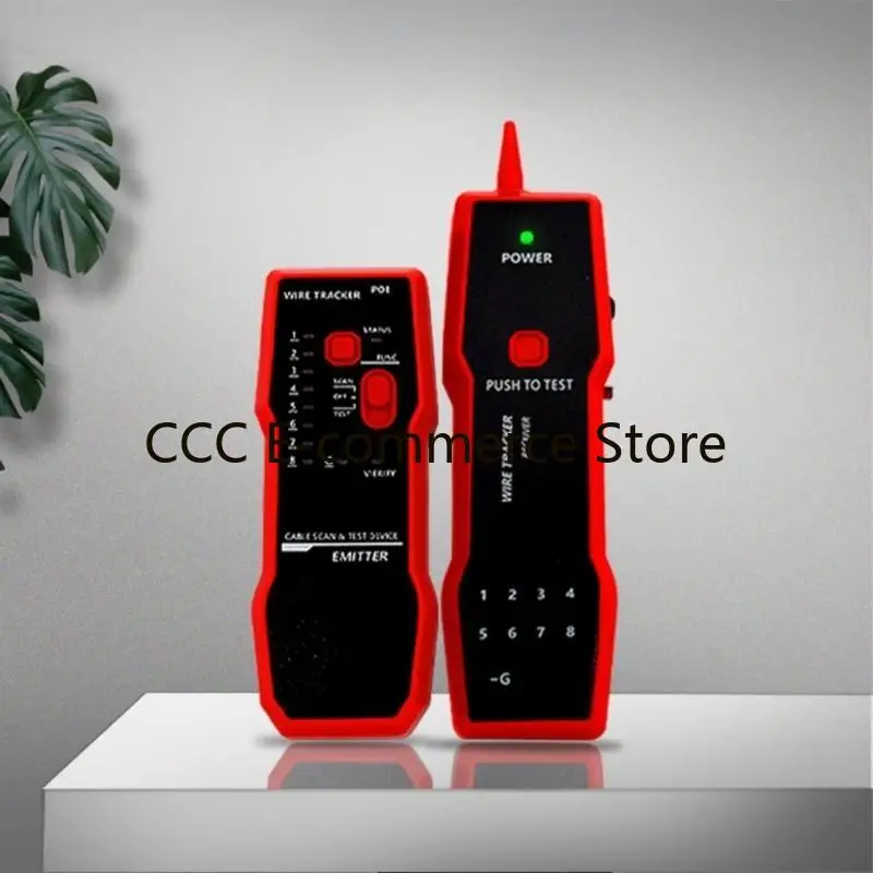 Multifunctionele netwerktester Ethernet LAN Networking Wire Trackers Netwerkkabel Scanning Power Cable Scanning POE R58A