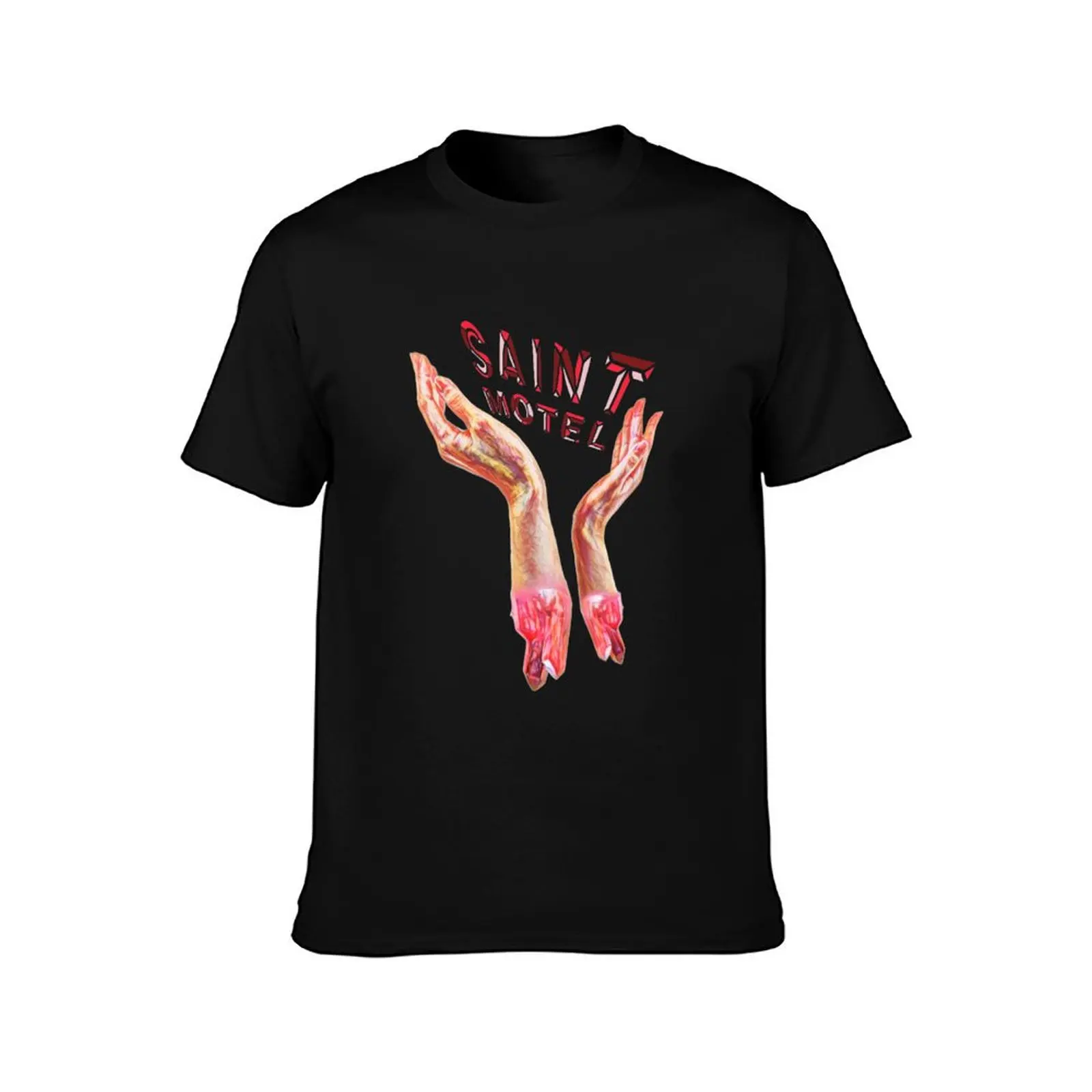 Saint Motel- Old Soul Ruby Hands T-Shirt Athletic Quick Dry for Men T-Shirt