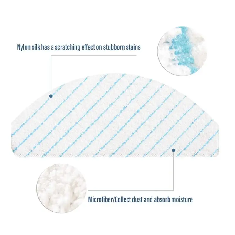 AA10RR 88Pcs Disposable Mop Cloth for Ozmo T8 T8+/ T8 T9 / N8 Pro/ N8 Pro+ Robot Vacuum Cleaner Parts