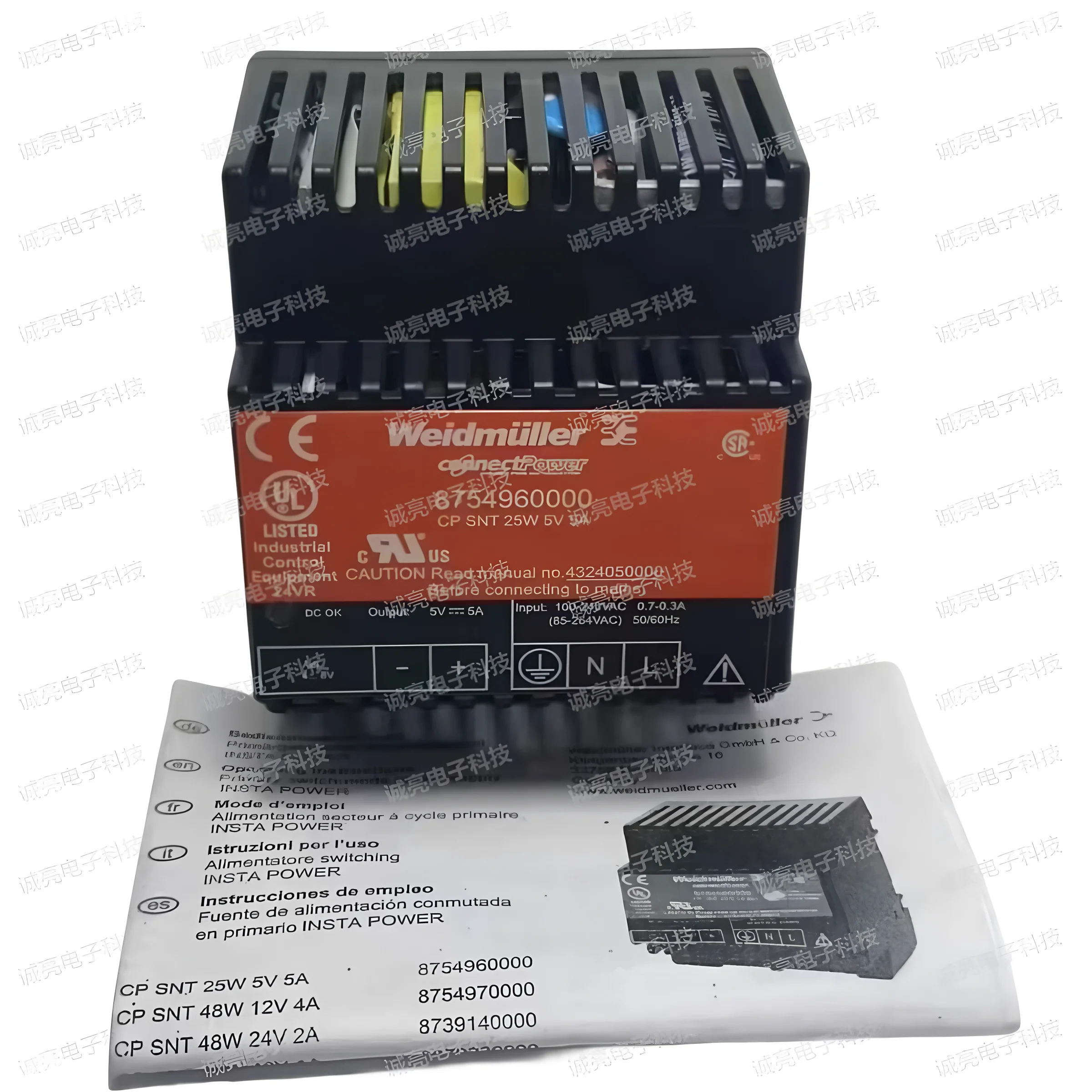 

Brand new original 8754960000 For Weidmuller Power Supply CP SNT 25W 5V 5A