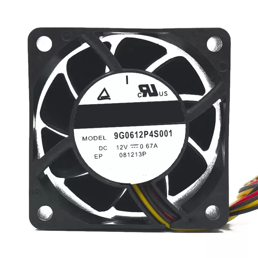 Cooling Fan 9G0612P4S001 DC 12V 0.67A 6cm 6025 60x60x25mm 2/3/4-Wire