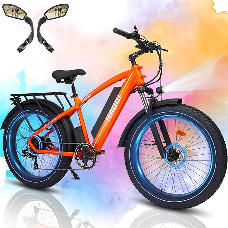 HAOQI Leopard Pro adult E-bike 750W 48V  commute Electric Bike,26-inch tire city ebike image 3