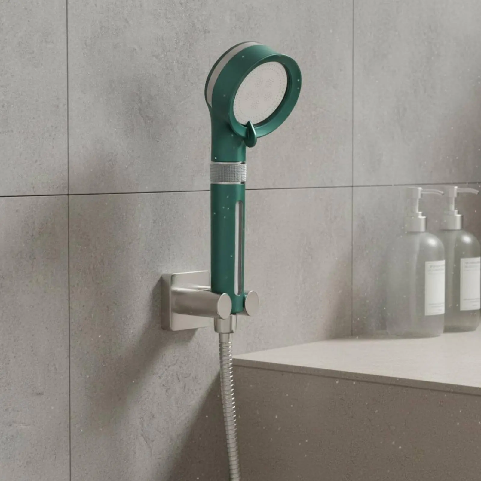 Filtering Shower Head Removes Filtered Shower Head Bathroom Fixture Easy Installation Bath Accessory Power Wash Sprays view 4