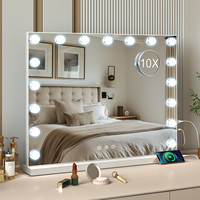 NEW Hollywood LED Vanity Mirror with Adjustable Lights - Sturdy Frame Make Up Mirror for Dressing Table Bedroom